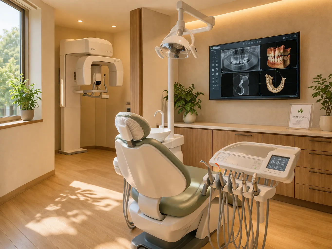 温かみのある最新診療室